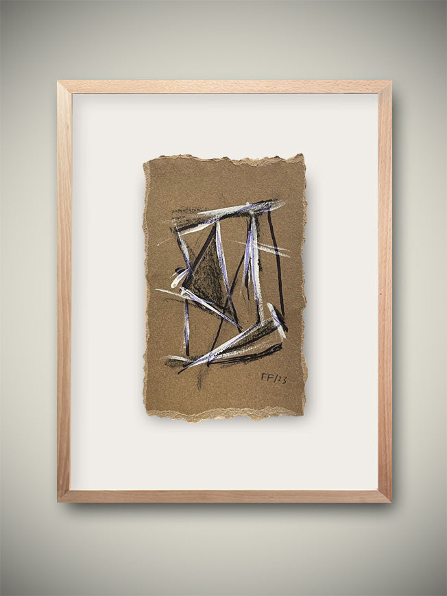 Dibujos Originales Abstractos 'Trazos' - 18x12 cm - Federico Font