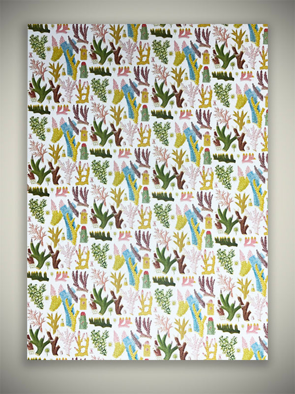 Reversible Wrapping Paper 'Great Barrier Reef' - 70x50 cm