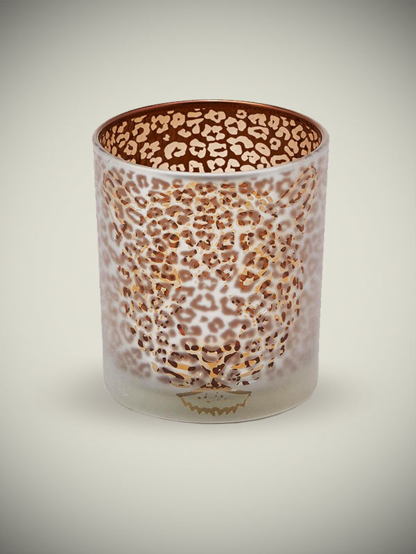 Candle Holder 'Leopard Head' - Large