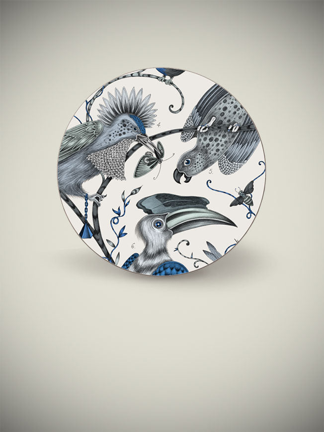 Coaster 'Audubon' Blue - Ø10 cm