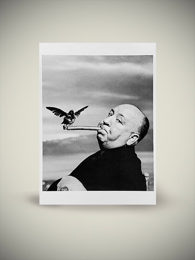 Postal 'Alfred Hitchcock' - Philippe Halsman, 1962