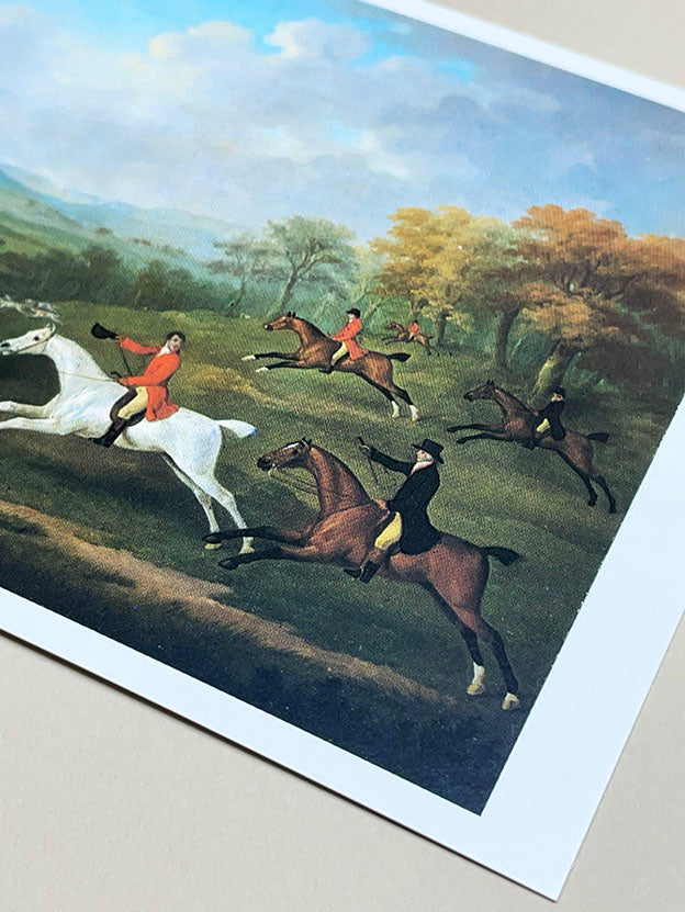 Postcard 'The Earl of Darlington Fox-Hunting' - John Nost Sartorius