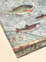 A4 Rice Paper Sheet 'Wonderful Fish'