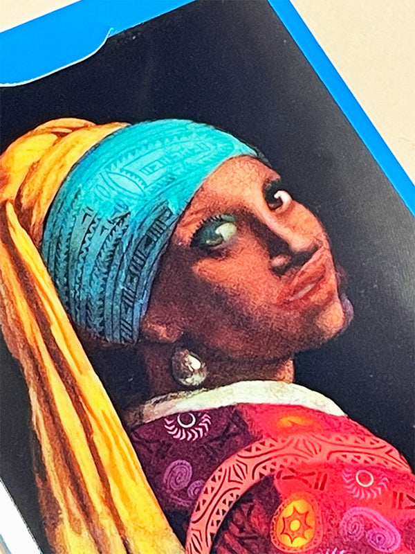 3D Greeting Card 'The Girl with The Pearl Earring'