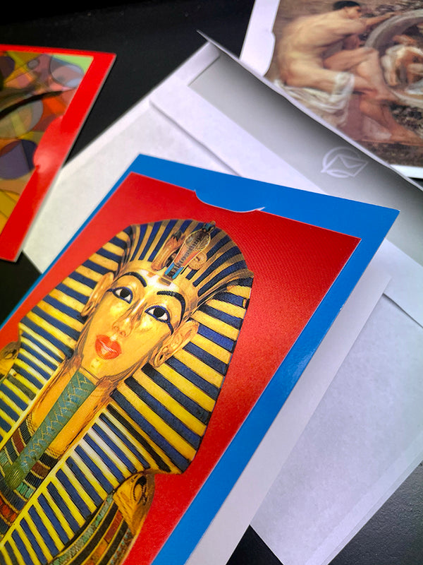 3D Greeting Card 'Tutankhamun'