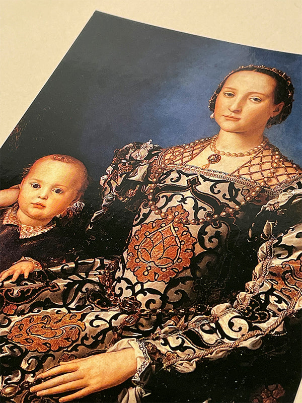 Postcard 'Portrait of Eleonora of Toledo and her son Giovanni de Medici'