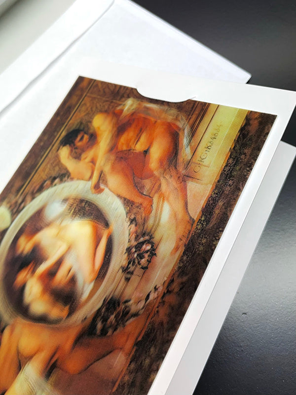 3D Greeting Card 'Idylle' - Gustav Klimt