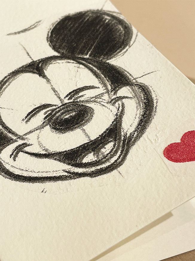Mini Tarjeta Felicitación 'Mickey I' - Handmade