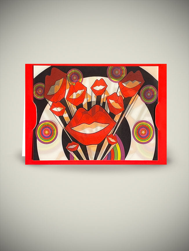 3D Greeting Card 'Lips Collection'