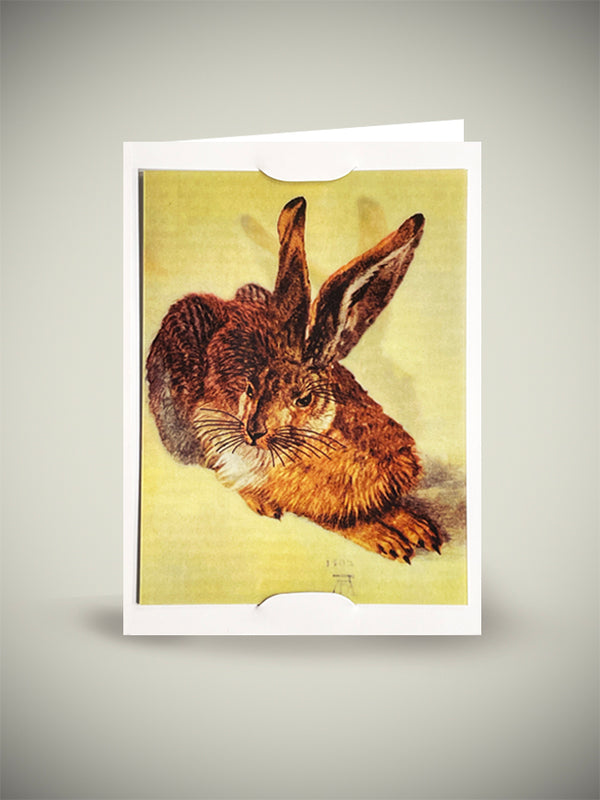 3D Greeting Card 'Rabbit' - Albert Dürer