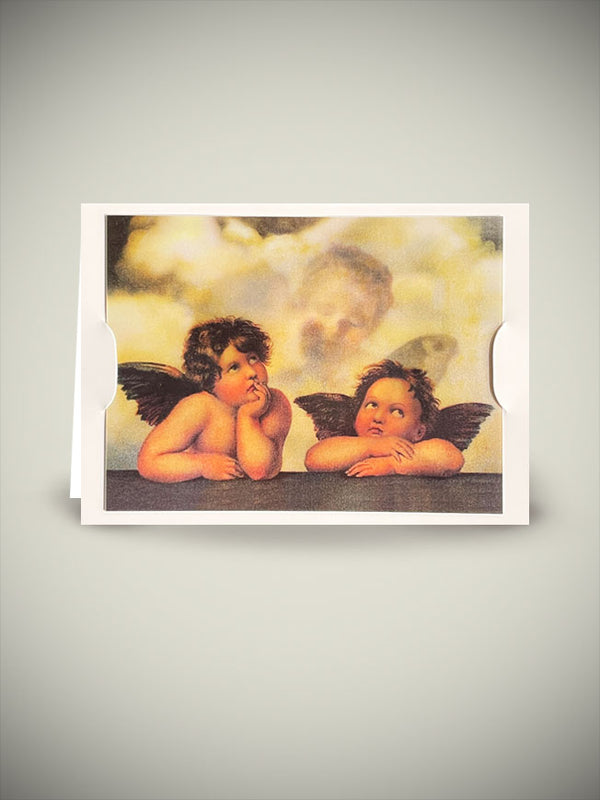3D Greeting Card 'Cherubs' - Raphael