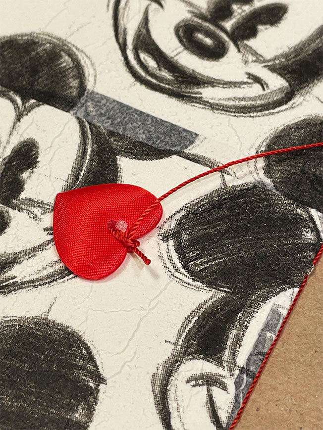 Tarjeta Felicitación 'Patchwork Mickey' - Handmade