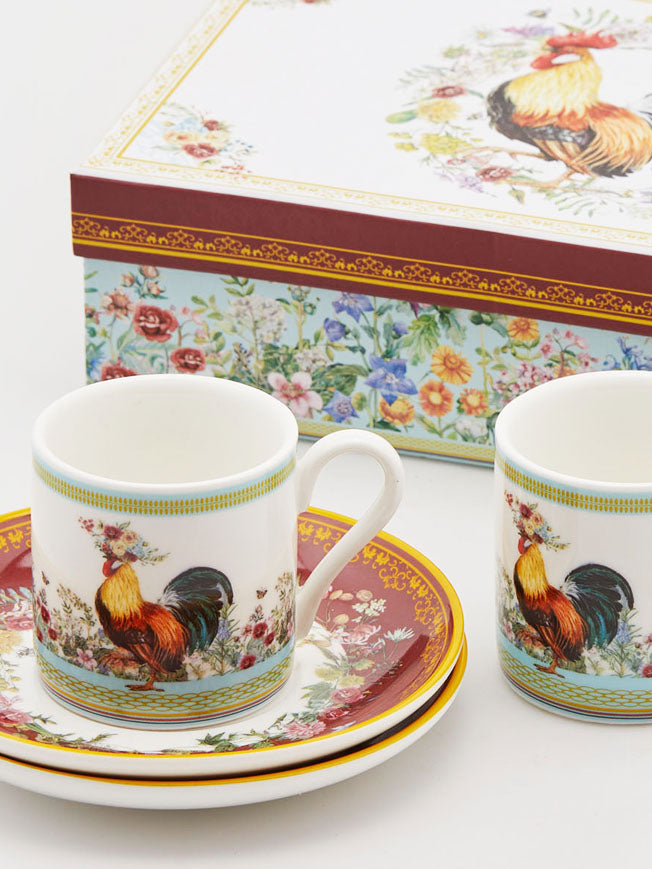 Set of 2 Coffee Cups 'Countryside'