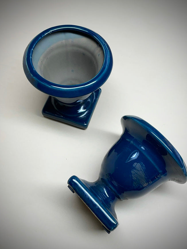 Small Vase 'Medicis' - Dark Blue