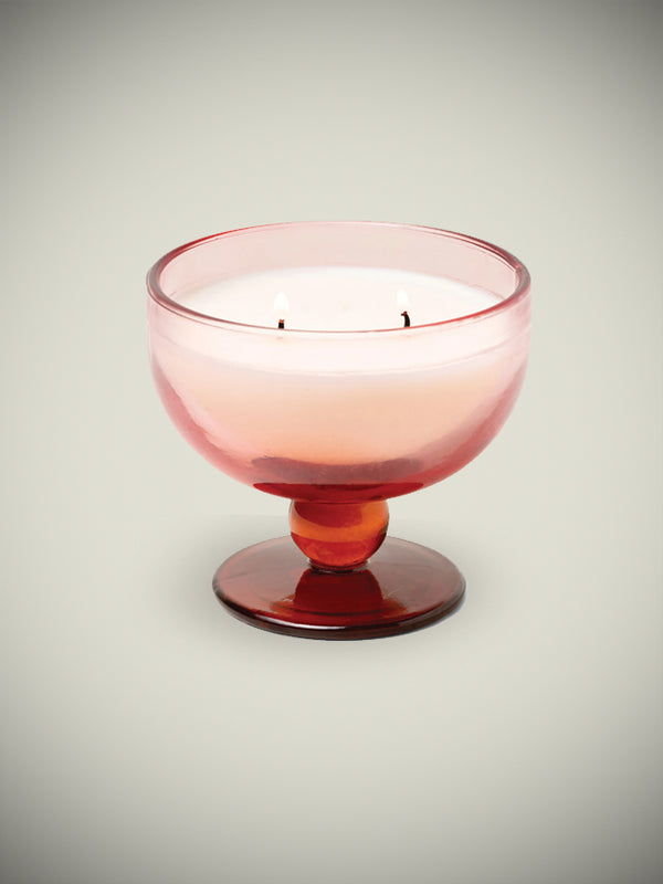 Cup Candle 'Aura' - Saffron Rose
