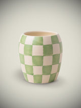 Scented Candle 'Checkmate' Green - Cactus Flower