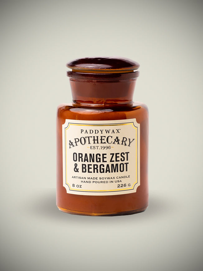 Apothecary Candle 'Orange Zest & Bergamot' 8oz
