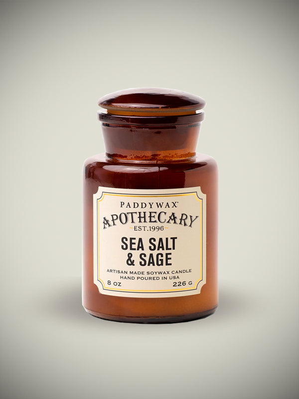 Apothecary Candle 'Sea Salt & Sage' 8oz